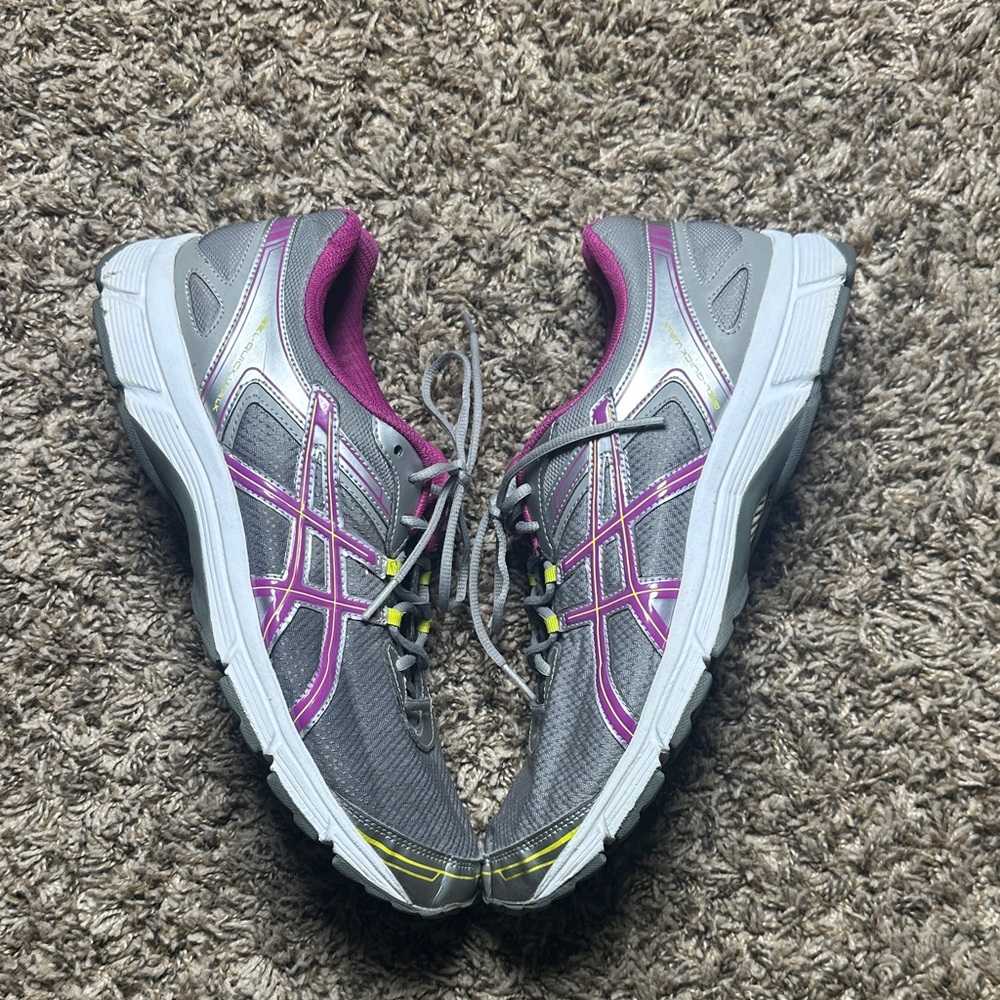 Asics Quick walk Women's Gray and Pink Running Shoes size 12
